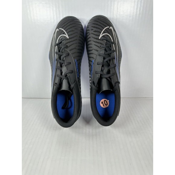 NEW Nike Phantom GX Club FG/MG Black Blue Soccer Cleats Size 10 DD9483-040 main image 5